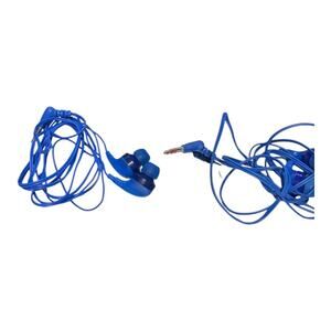 United Airlines Wired Blue Earbuds Earphones Headphones 3.5mm Jack Set of 2